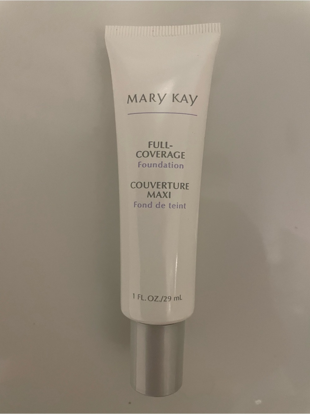 Mary Kay Full Coverage Foundation Beige 302 Grey Cap no box